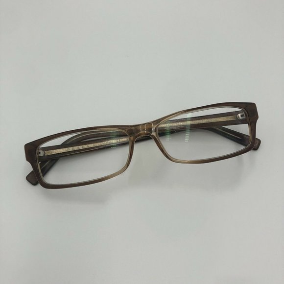 Prada Prescription Glasses Brown Rectangular Frame - Picture 8 of 9